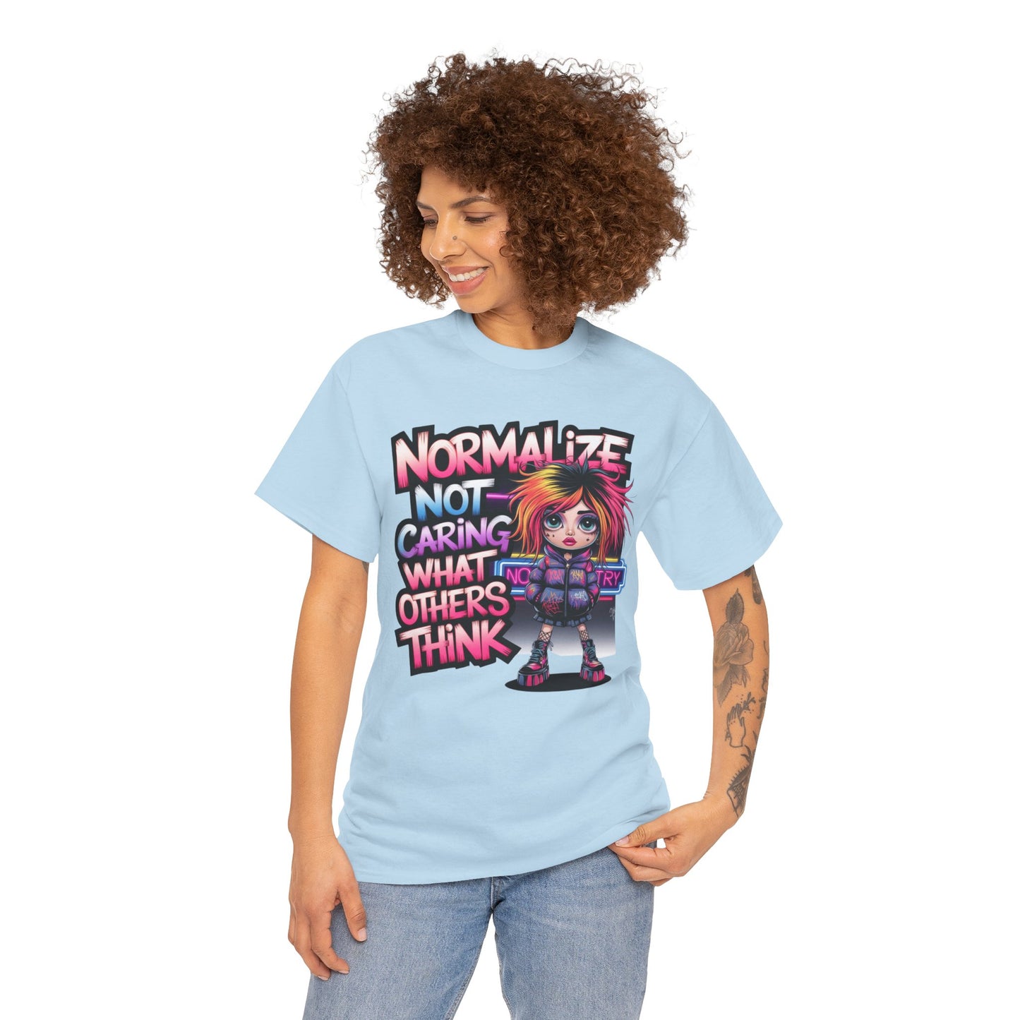 Normalize Not Caring Tee