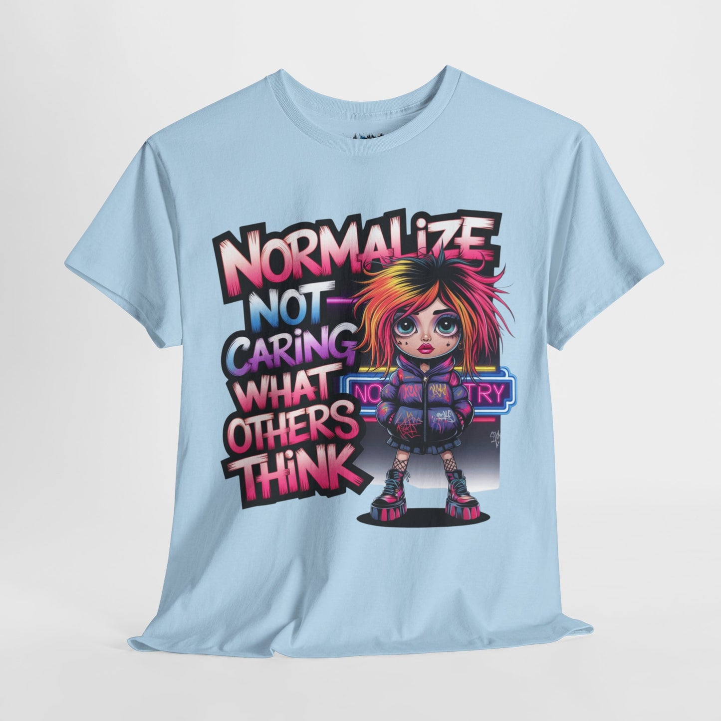 Normalize Not Caring Tee