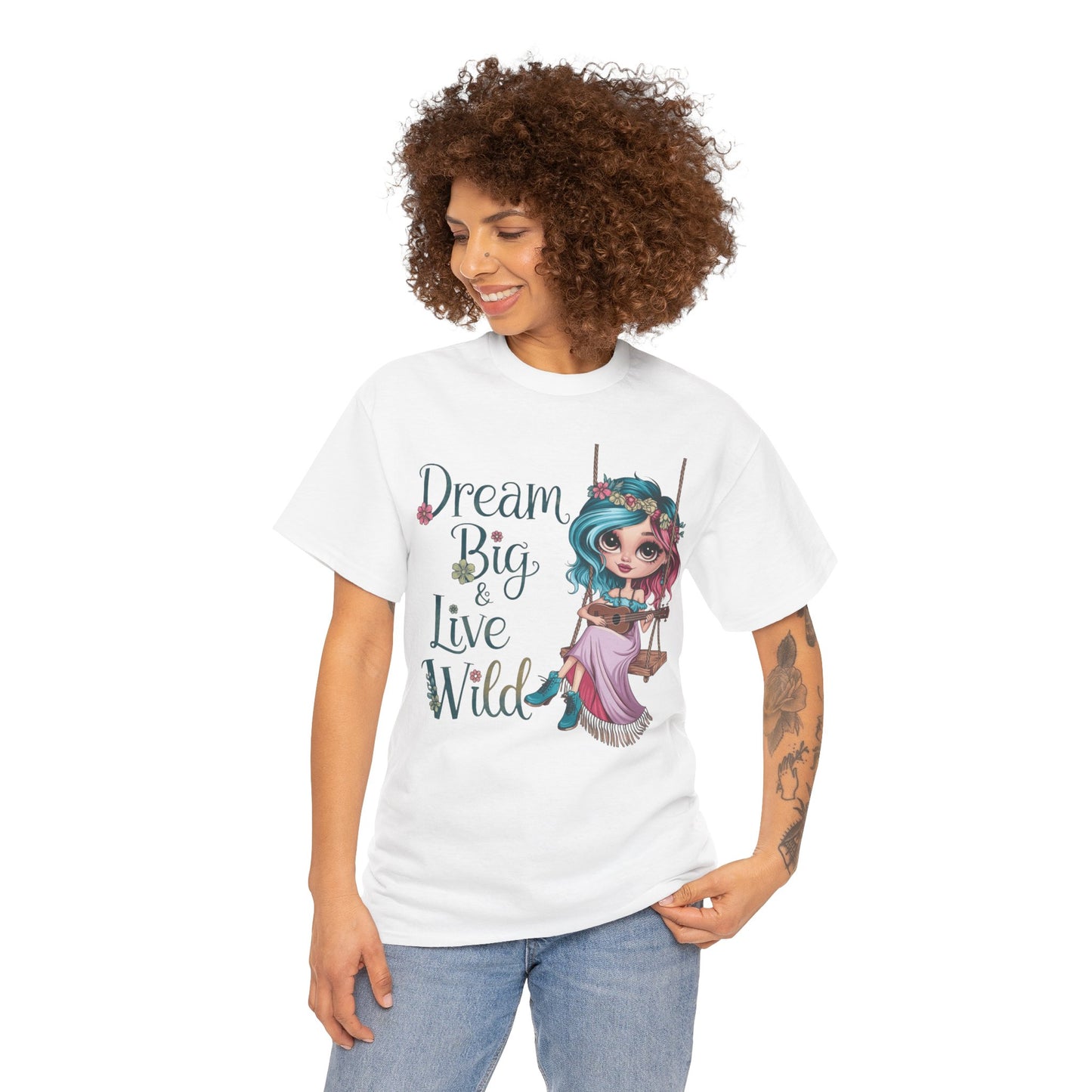 Boho Dream Big Live Wild Tee