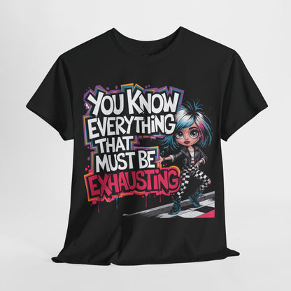 Mockup of black slogan tee on hanger – bold quote shirt with empowering attitude
