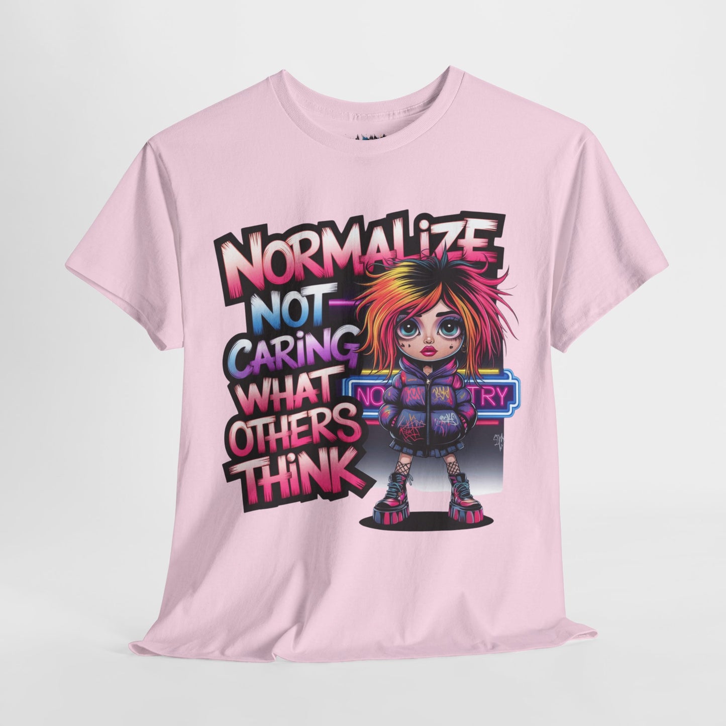 Normalize Not Caring Tee