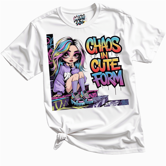 Chaos In Cute Form Tee
