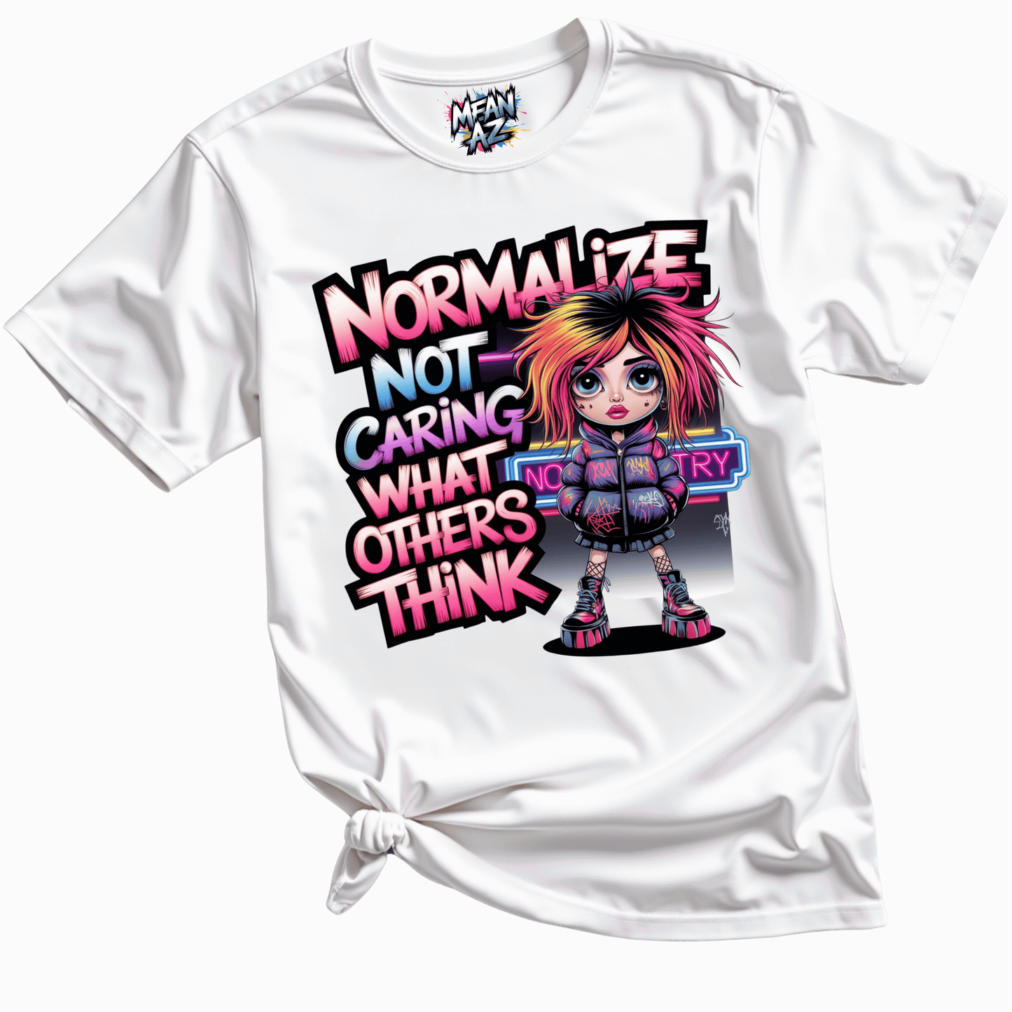Normalize Not Caring Tee