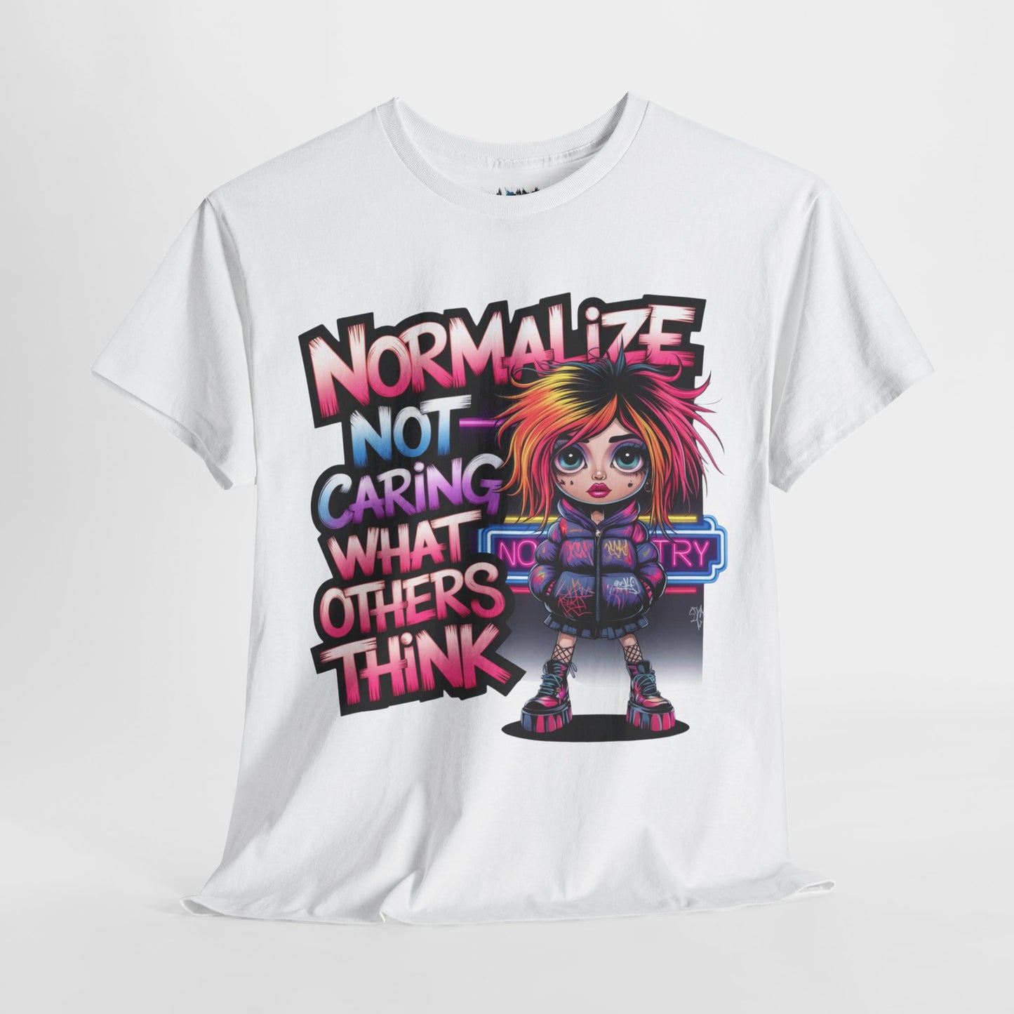 Normalize Not Caring Tee
