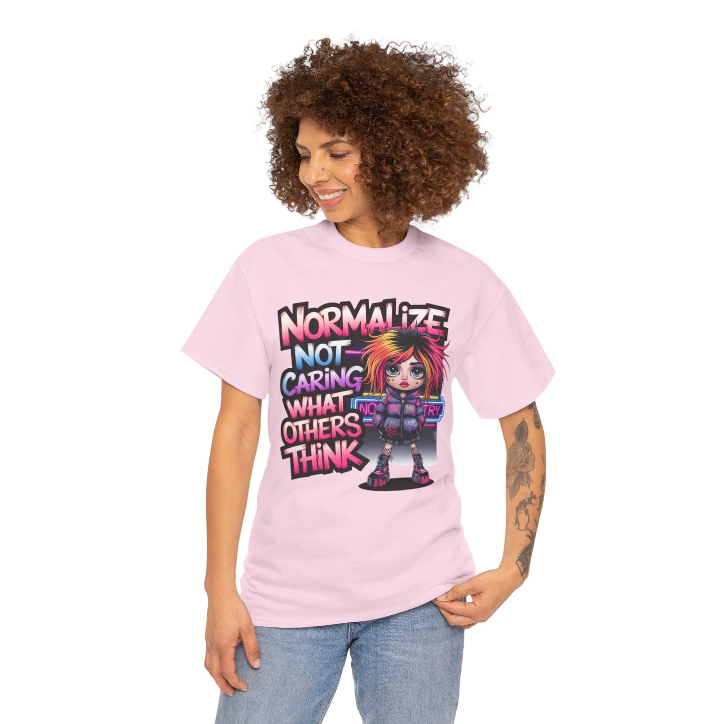 Normalize Not Caring Tee
