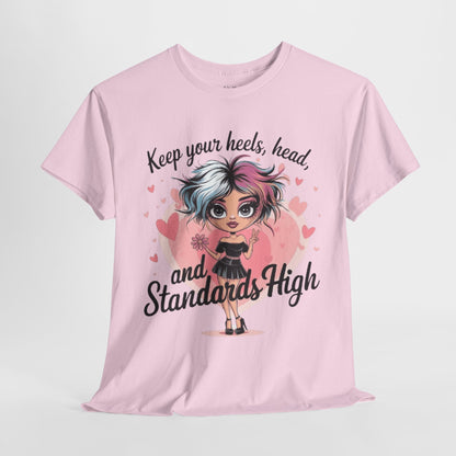 Keep Head Heels High Tee