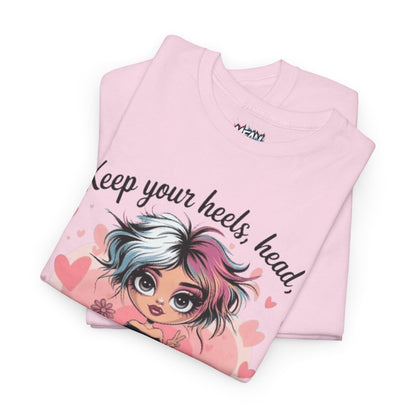 Keep Head Heels High Tee